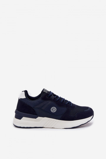 Zapatillas deportivas para hombre de color azul oscuro con plataforma, "Hanirin" 2