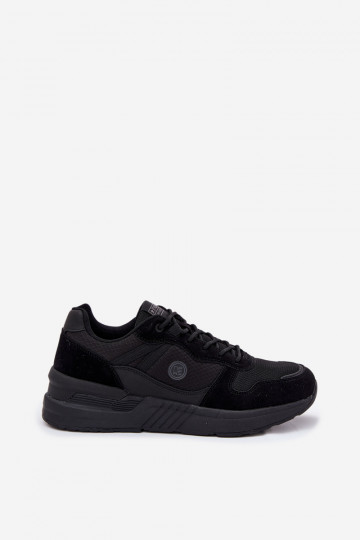 Zapatillas deportivas para hombre de color negro con plataforma, "Hanirin" 2