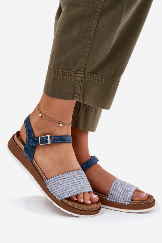 Sandalias de mujer Con Trenza a pasarku Inblu GS000050 color azul Sandalias de mujer Con Trenza a pasarku Inblu GS000050 color azul