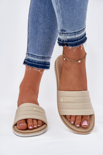 zapatillas de mujer Inblu SF000003 beige
