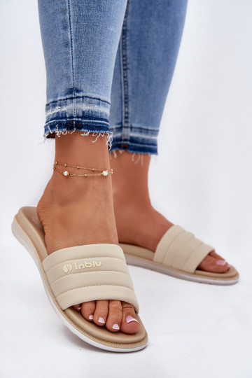 zapatillas de mujer Inblu SF000003 beige 2