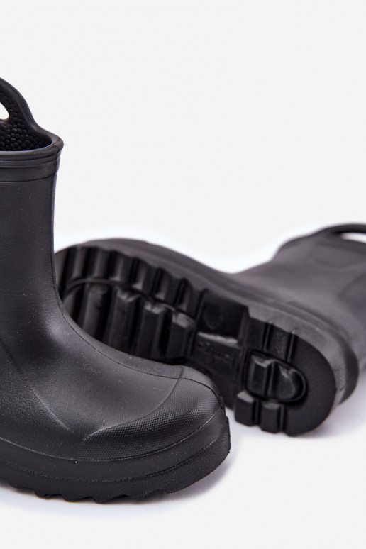Infantil Botas de goma LEMIGO DOGGY 735 de color negro