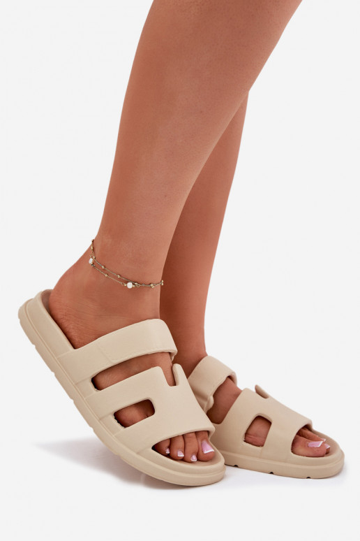 Zapatillas ligeras zapatillas de mujer beige Dimelle