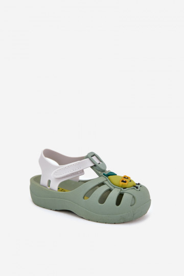 Sandalias infantiles con cierres adhesivos Ipanema Summer XIV Baby 83615 color verde 2
