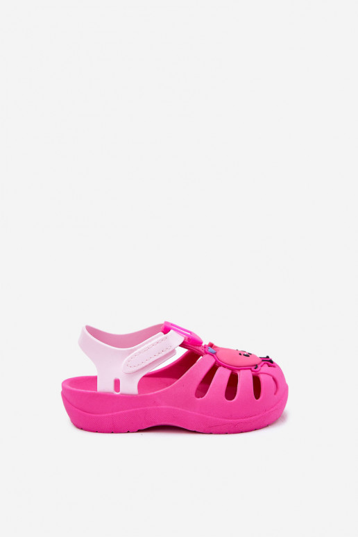 sandalias Infantil con sujetadores adhesivos OAoce 83615 Ipanema Summer XIV color rosa