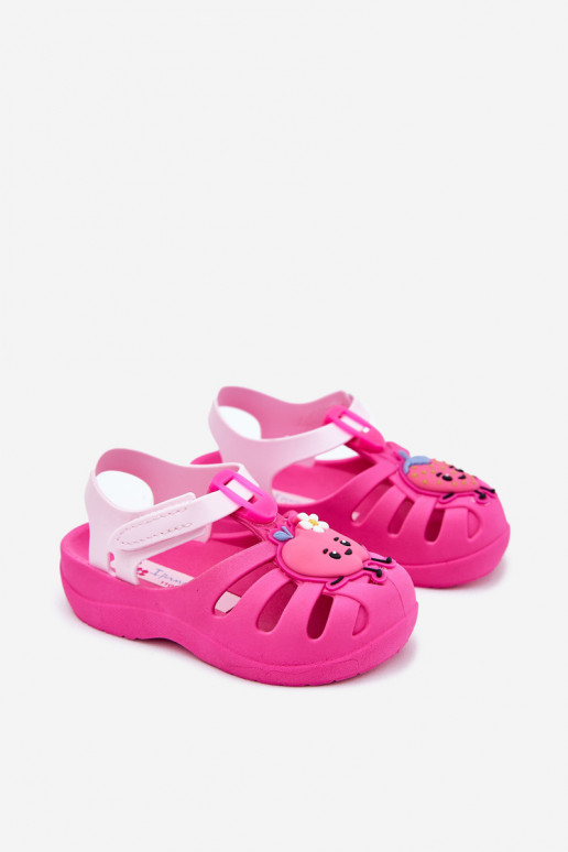 sandalias Infantil con sujetadores adhesivos OAoce 83615 Ipanema Summer XIV color rosa