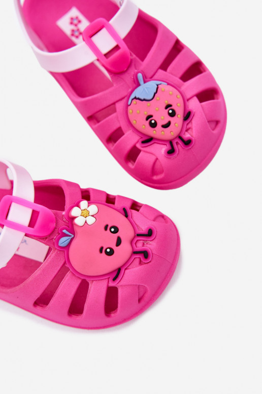 sandalias Infantil con sujetadores adhesivos OAoce 83615 Ipanema Summer XIV color rosa