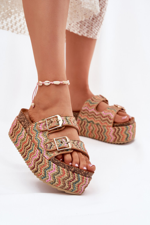 zapatillas de mujer con una plataforma Con Trenza I con hebillasmi Colores diferentes Eradriana zapatillas de mujer con una plataforma Con Trenza I con hebillasmi Colores diferentes Eradriana