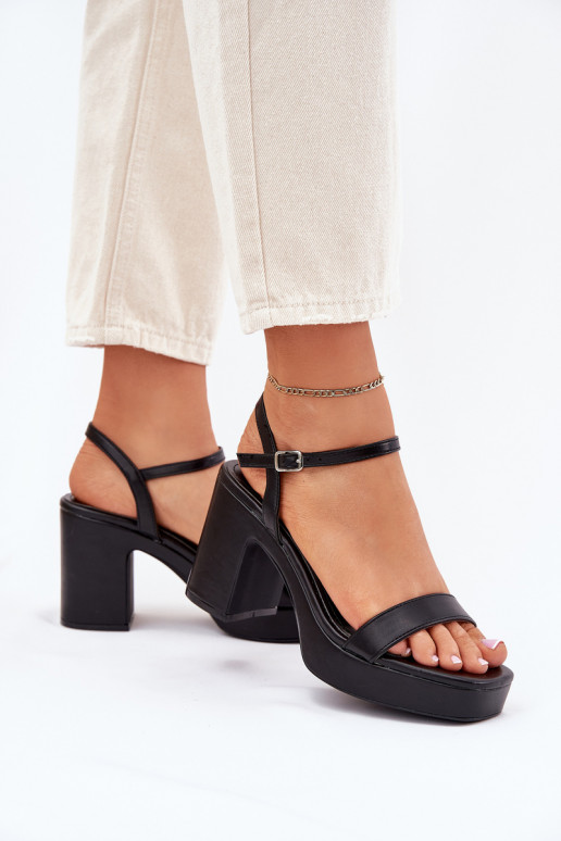 Eko Sandalias de mujer con tacones. de color negro Lillita Eko Sandalias de mujer con tacones. de color negro Lillita