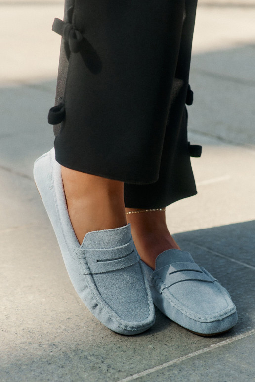 Mocasines de ante Big Star color azul