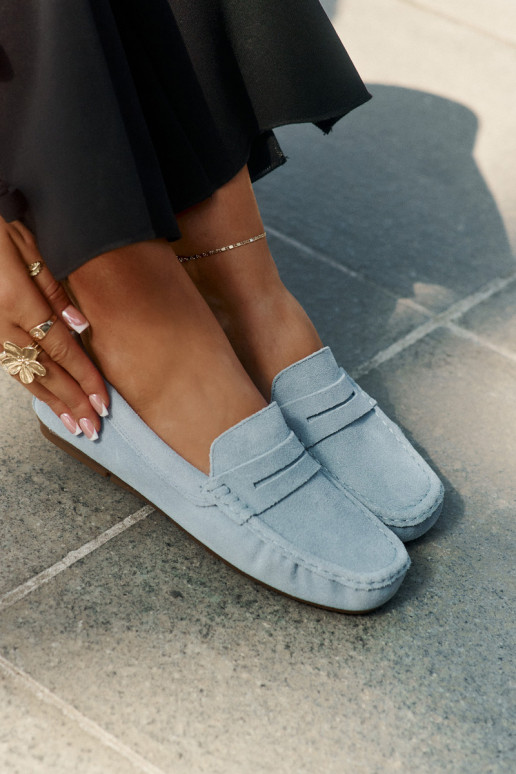 Mocasines de ante Big Star color azul