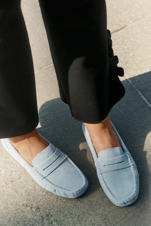 Mocasines de ante Big Star color azul