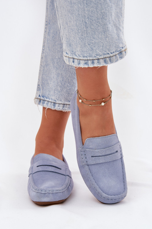 Mocasines de ante Big Star color azul