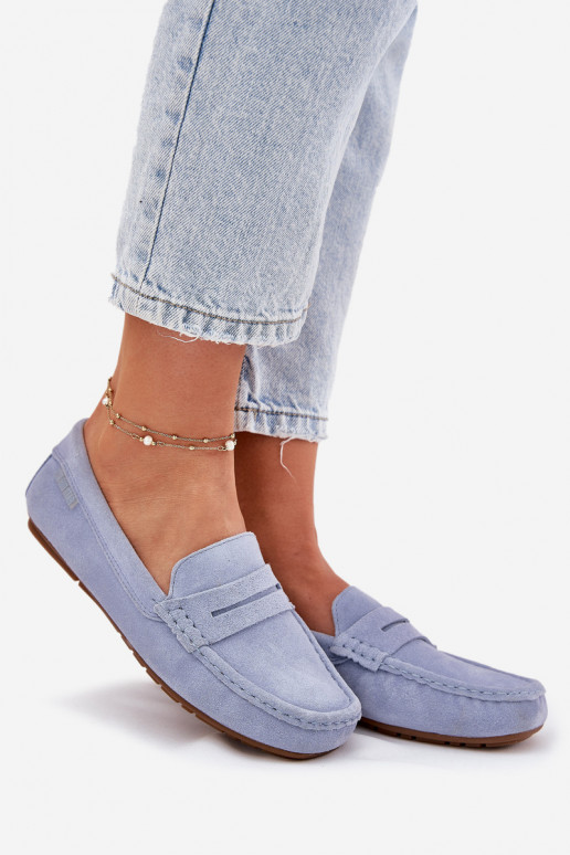 Mocasines de ante Big Star color azul