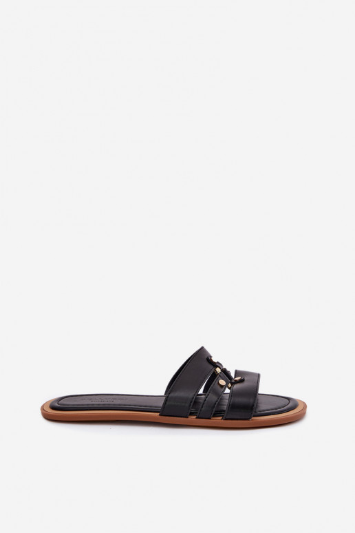 isósceles zapatillas de mujer Ze color doradom Detalem de color negro Noroti