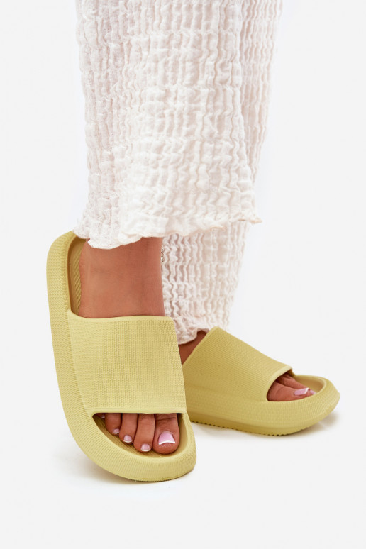 Femenino Pantuflas ligeras de espuma Sobre una suela gruesa Caliza Querceria