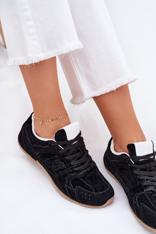 zapatillas Femenino Z de gamuza ecológicau de color negro Dorella