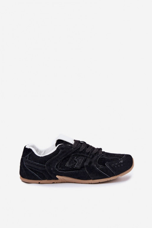 zapatillas Femenino Z de gamuza ecológicau de color negro Dorella