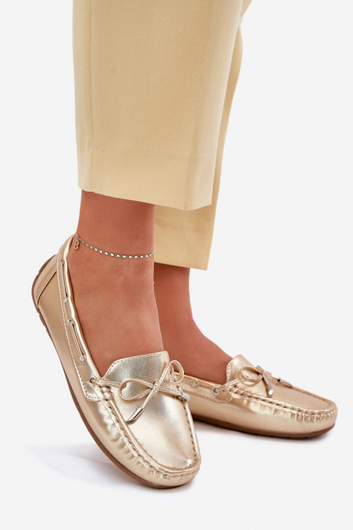 Femenino Eko Piel Mocasines color dorado Si Passione Femenino Eko Piel Mocasines color dorado Si Passione