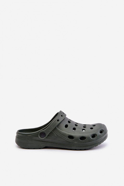 Chanclas para hombres en color caqui...