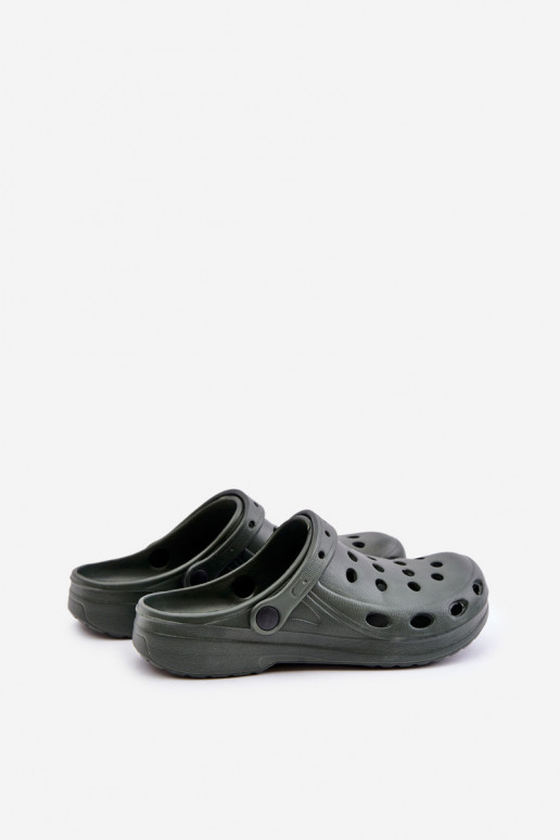 Chanclas para hombres en color caqui...