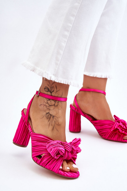 sandalias de moda con cintas con tacones color rosa Callum sandalias de moda con cintas con tacones color rosa Callum