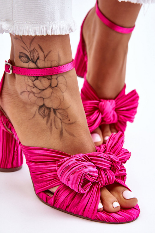 sandalias de moda con cintas con tacones color rosa Callum sandalias de moda con cintas con tacones color rosa Callum