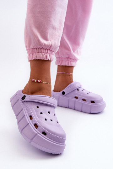 Femenino Zapatillas ligeras con una plataforma color violeta Beckett