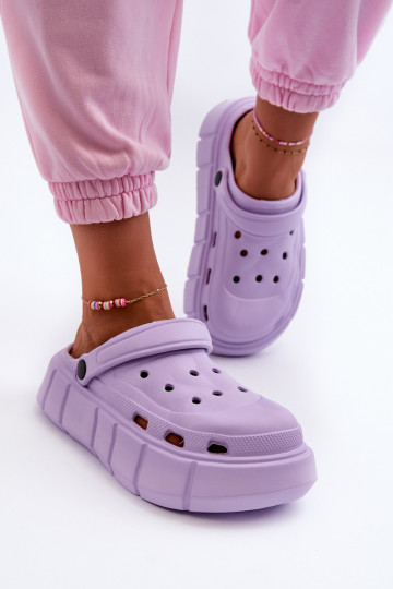 Femenino Zapatillas ligeras con una plataforma color violeta Beckett 2