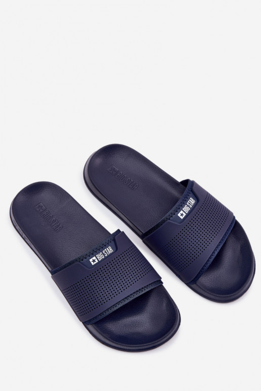 Zapatillas de hombre ligeras. Big Star NN174696 azul oscuro