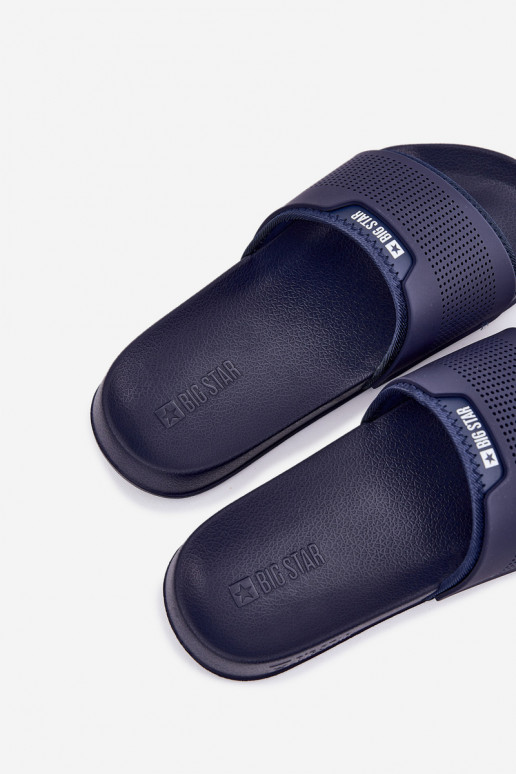 Zapatillas de hombre ligeras. Big Star NN174696 azul oscuro