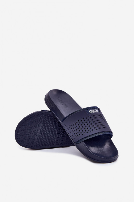 Zapatillas de hombre ligeras. Big Star NN174696 azul oscuro