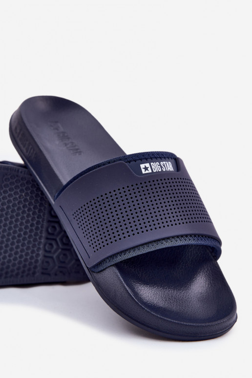 Zapatillas de hombre ligeras. Big Star NN174696 azul oscuro