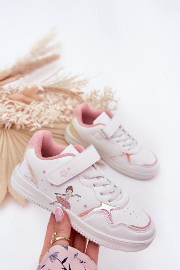 Infantil zapatillas Bailarina el color blanco Ulinasse