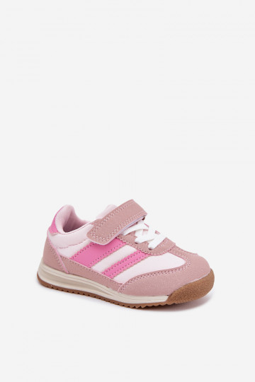 Zapatillas deportivas infantiles con cierres de velcro, color rosa "Viona" 2