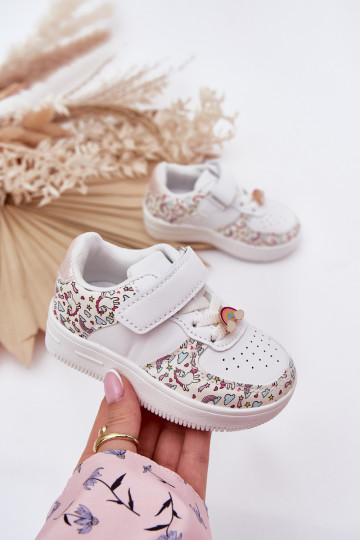 zapatillas de deporte para niños zapatillas unicornios el color blanco Thalia