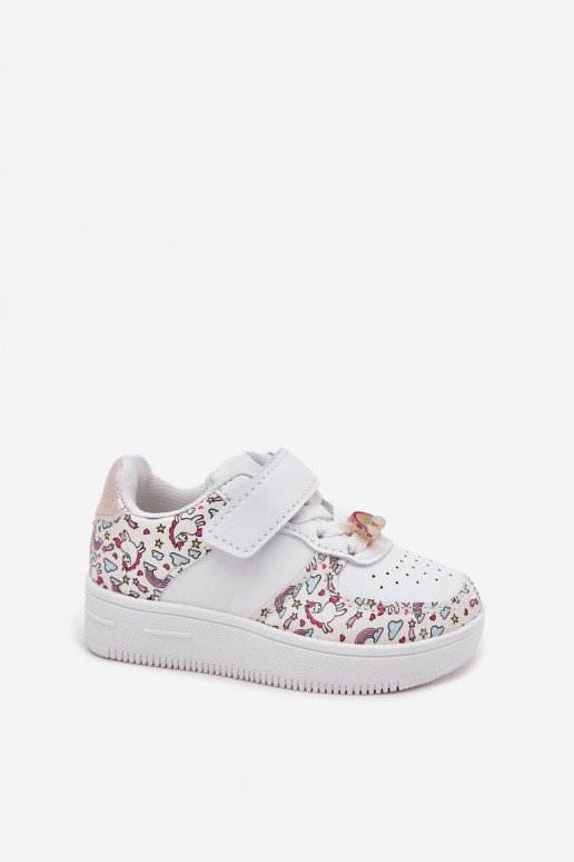 zapatillas de deporte para niños zapatillas unicornios el color blanco Thalia