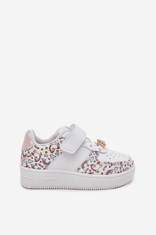 zapatillas de deporte para niños zapatillas unicornios el color blanco Thalia