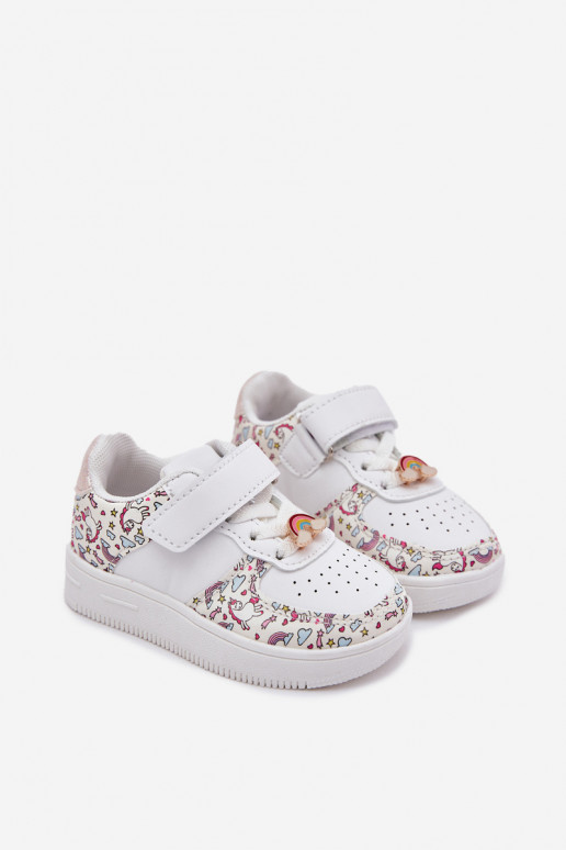 zapatillas de deporte para niños zapatillas unicornios el color blanco Thalia