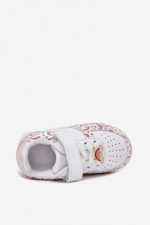 zapatillas de deporte para niños zapatillas unicornios el color blanco Thalia