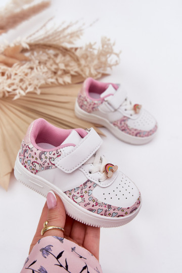 Zapatillas deportivas infantiles "Unicornios", color rosa "Thalia"
