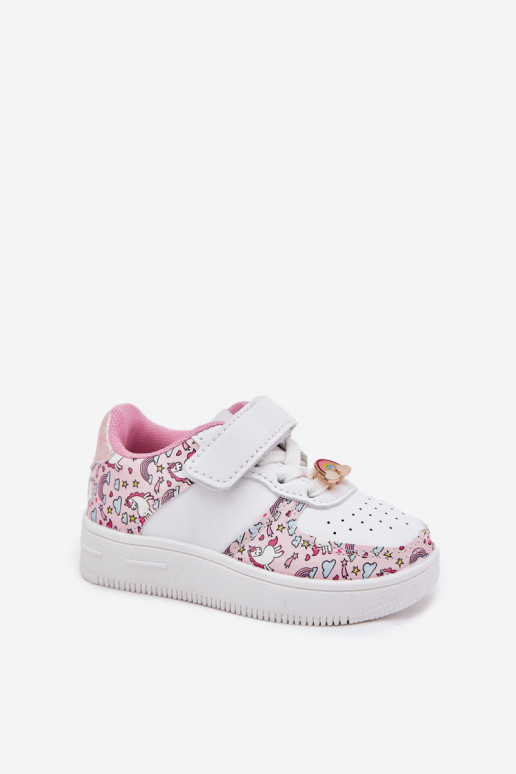 zapatillas de deporte para niños zapatillas unicornios color rosa Thalia