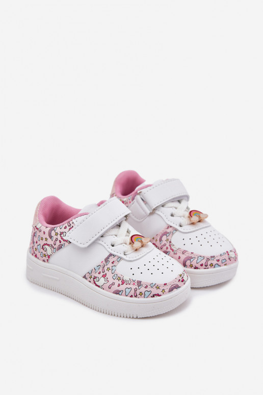 zapatillas de deporte para niños zapatillas unicornios color rosa Thalia