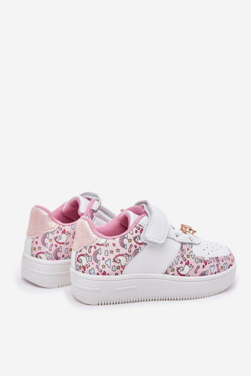 zapatillas de deporte para niños zapatillas unicornios color rosa Thalia