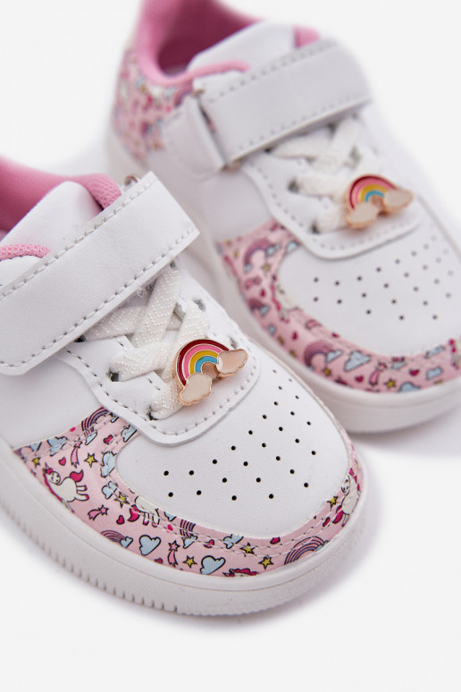 zapatillas de deporte para niños zapatillas unicornios color rosa Thalia