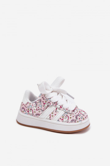 Zapatillas deportivas infantiles con tema de unicornio, color rosa "Ilana" 2