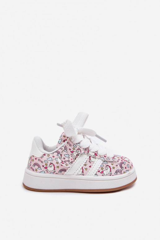 zapatillas Infantil con un tema Jednorożca color rosa Ilana