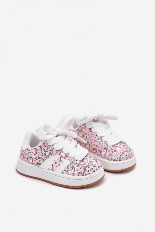 zapatillas Infantil con un tema Jednorożca color rosa Ilana