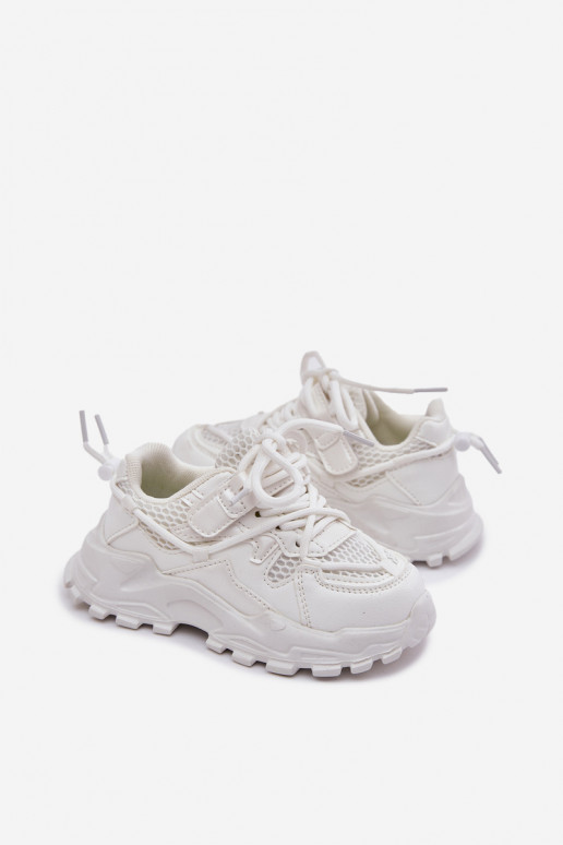 zapatillas Zapatillas modelo zapatos. Infantil el color blanco Tilvianea