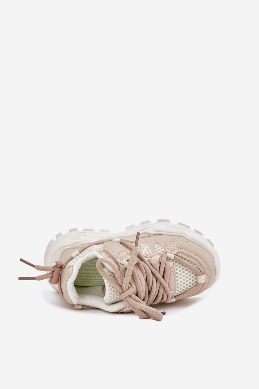 zapatillas Zapatillas modelo zapatos. Infantil beige Tilvianea